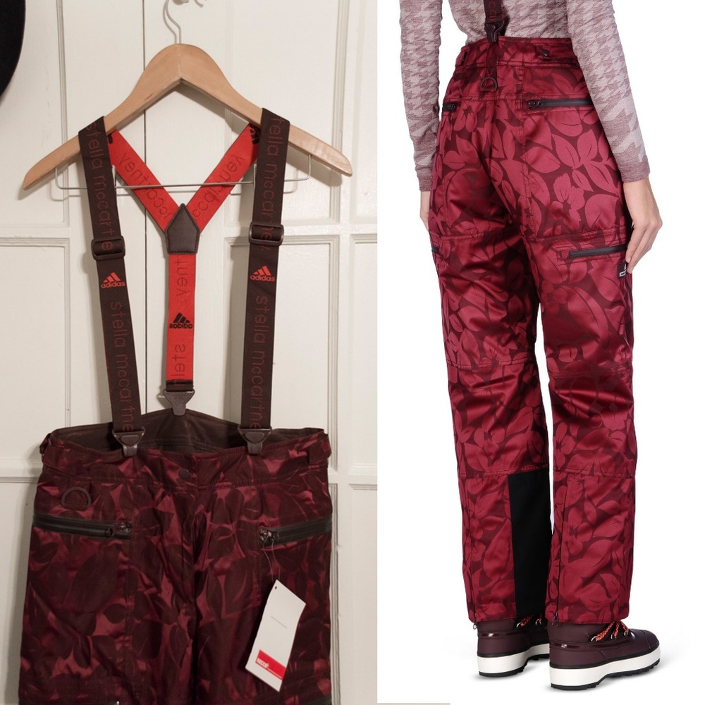 ADIDAS BY STELLA MCCARTNEY Satin-jacquard Snow Pan